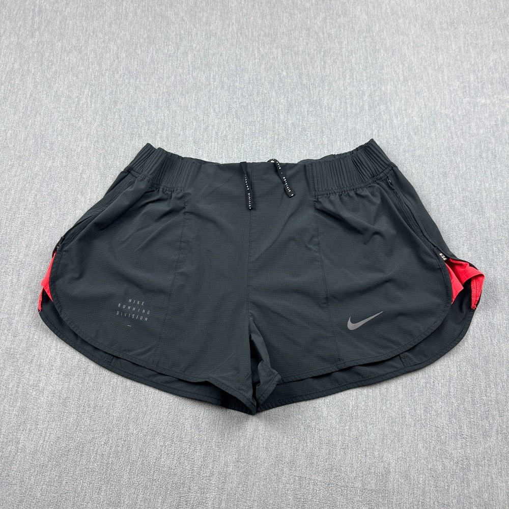 Nike Shorts Womens Extra Large Black Crimson Run Division Tempo Luxe DD5328-010‎